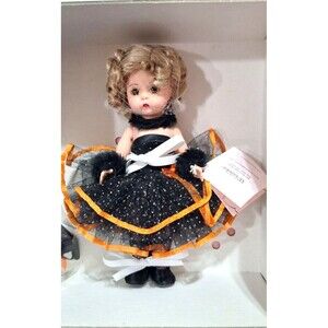 Rare Madame Alexander Halloween Cat 31465 Lillian Vernon 8" Doll Collectible